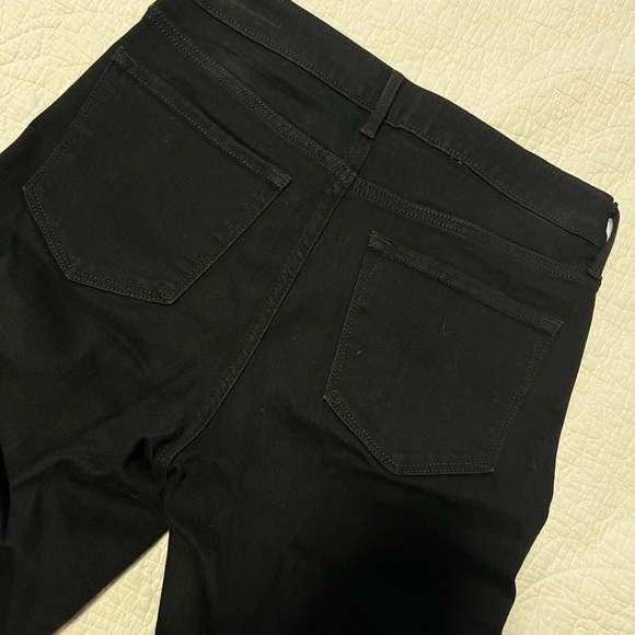 Old Navy Women's WOW High Rise Straight Leg Jeans - Black - Picture 4 of 5